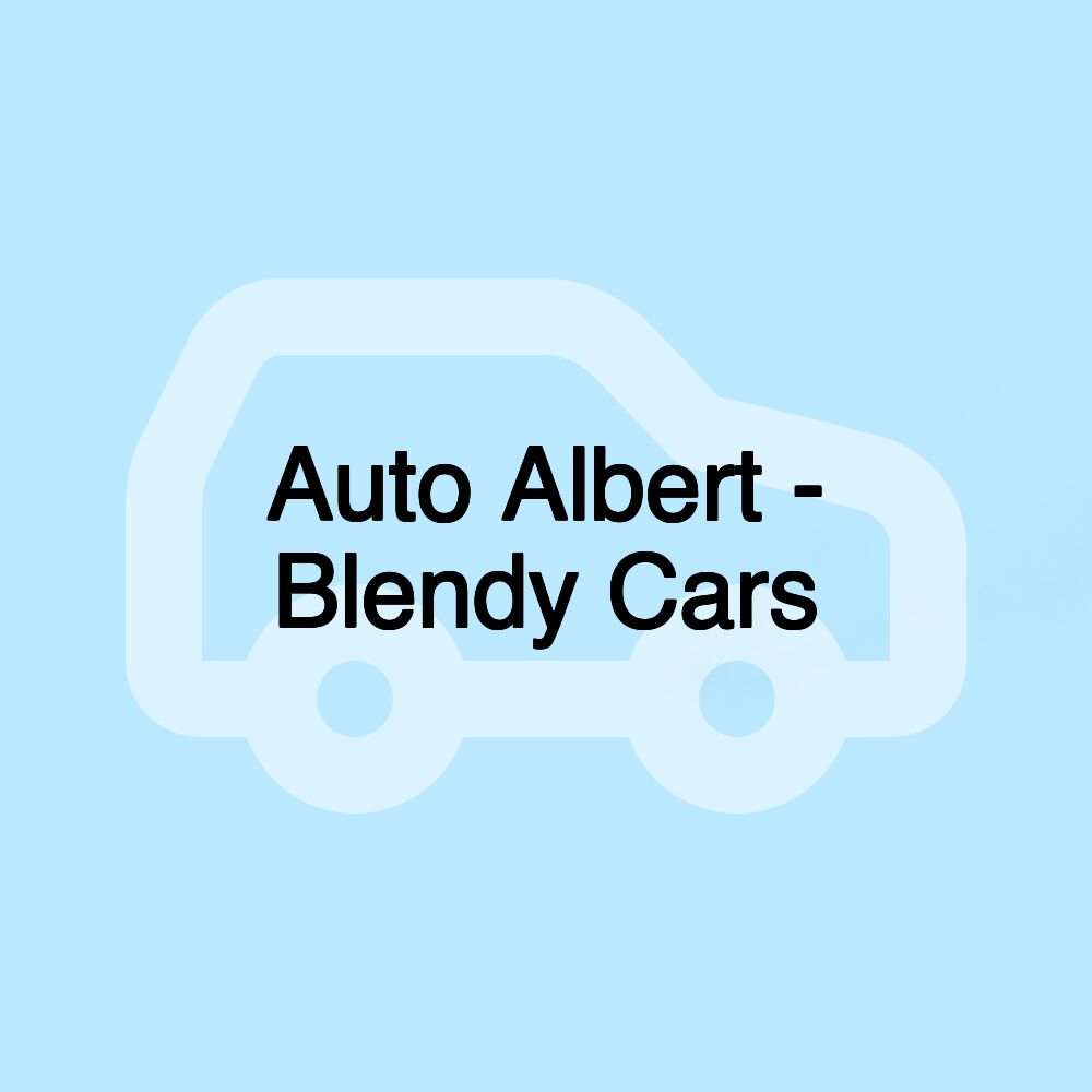 Auto Albert - Blendy Cars