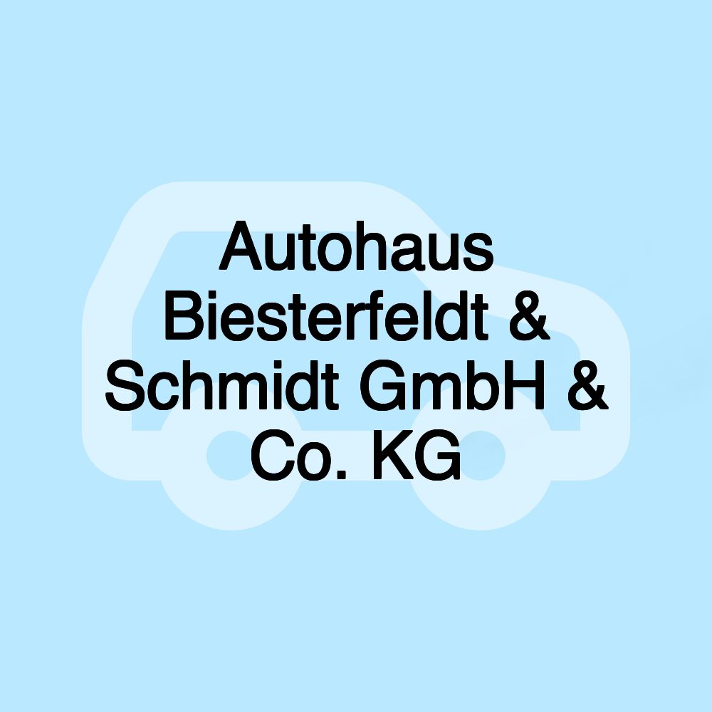 Autohaus Biesterfeldt & Schmidt GmbH & Co. KG