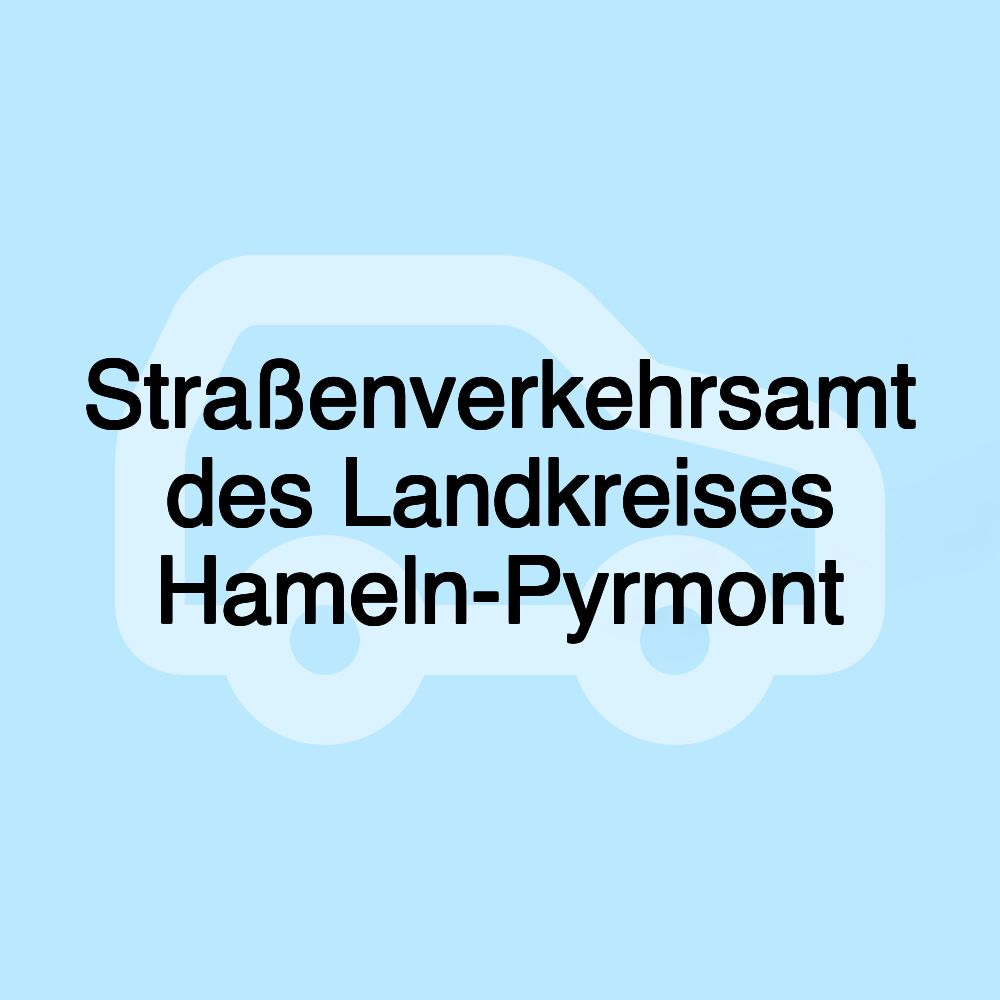 Straßenverkehrsamt des Landkreises Hameln-Pyrmont