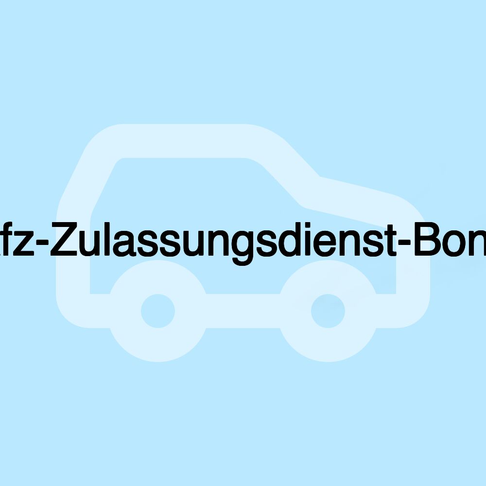 Kfz-Zulassungsdienst-Bonn