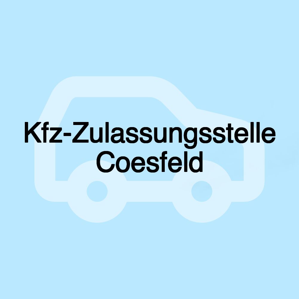 Kfz-Zulassungsstelle Coesfeld