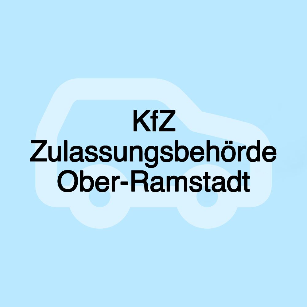 KfZ Zulassungsbehörde Ober-Ramstadt