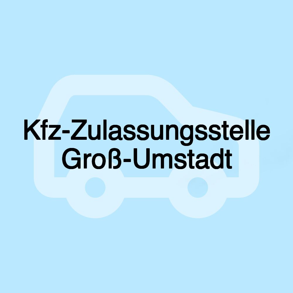 Kfz-Zulassungsstelle Groß-Umstadt