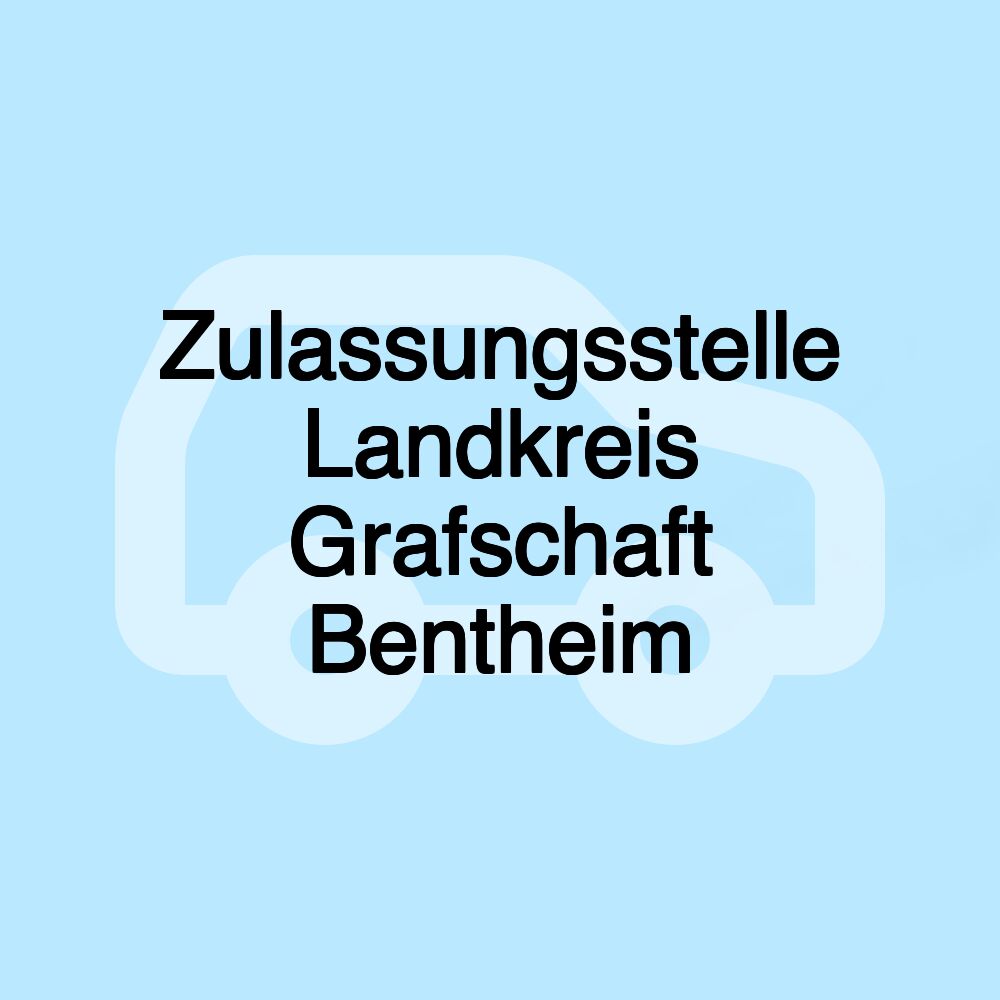 Zulassungsstelle Landkreis Grafschaft Bentheim