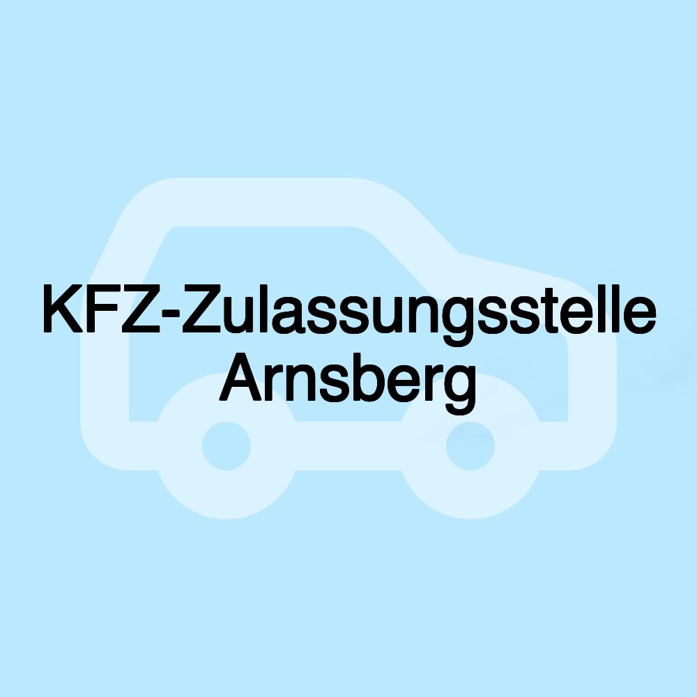 KFZ-Zulassungsstelle Arnsberg