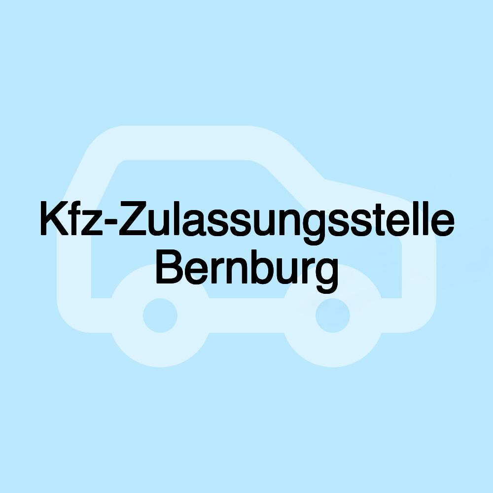 Kfz-Zulassungsstelle Bernburg