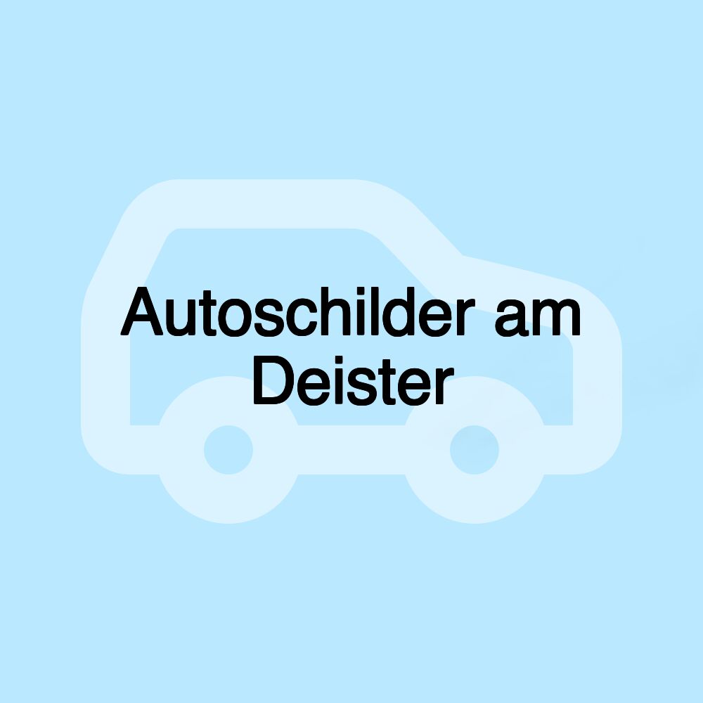 Autoschilder am Deister