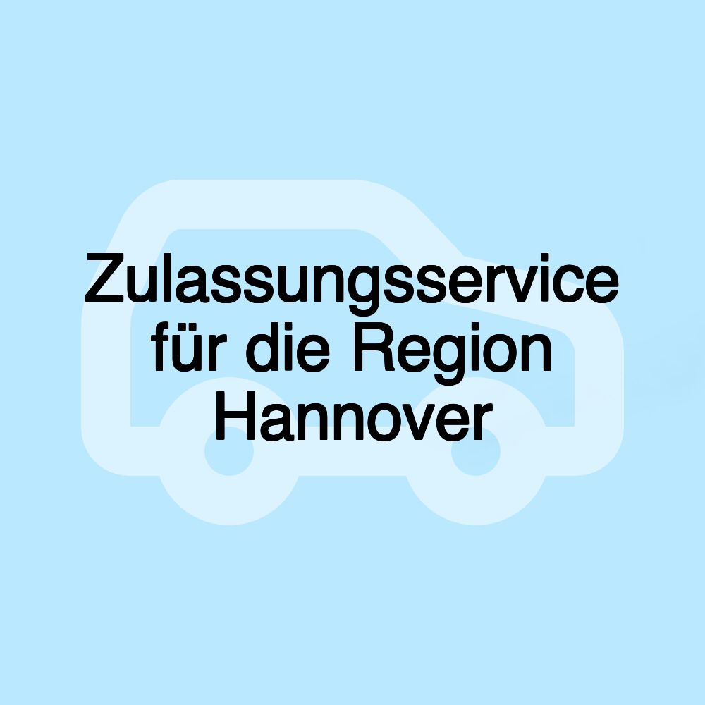 Zulassungsservice für die Region Hannover