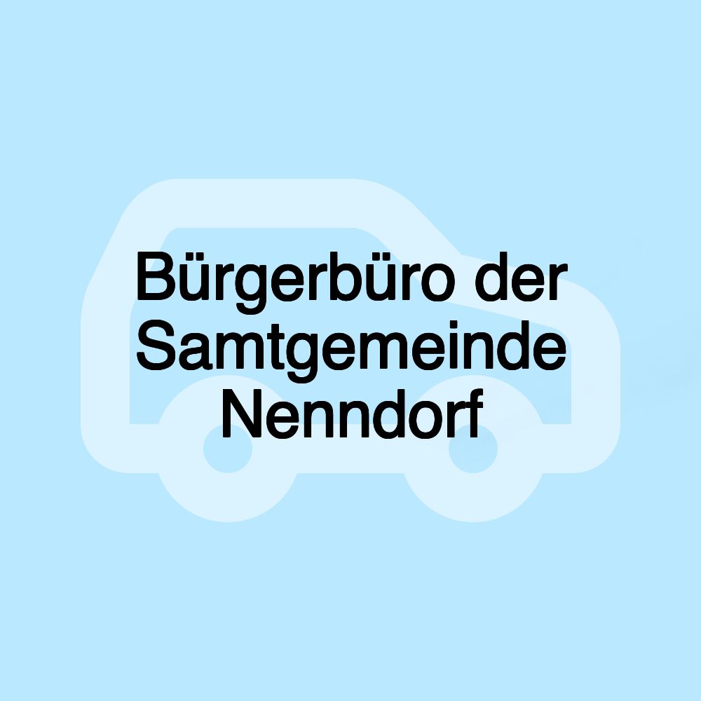 Bürgerbüro der Samtgemeinde Nenndorf