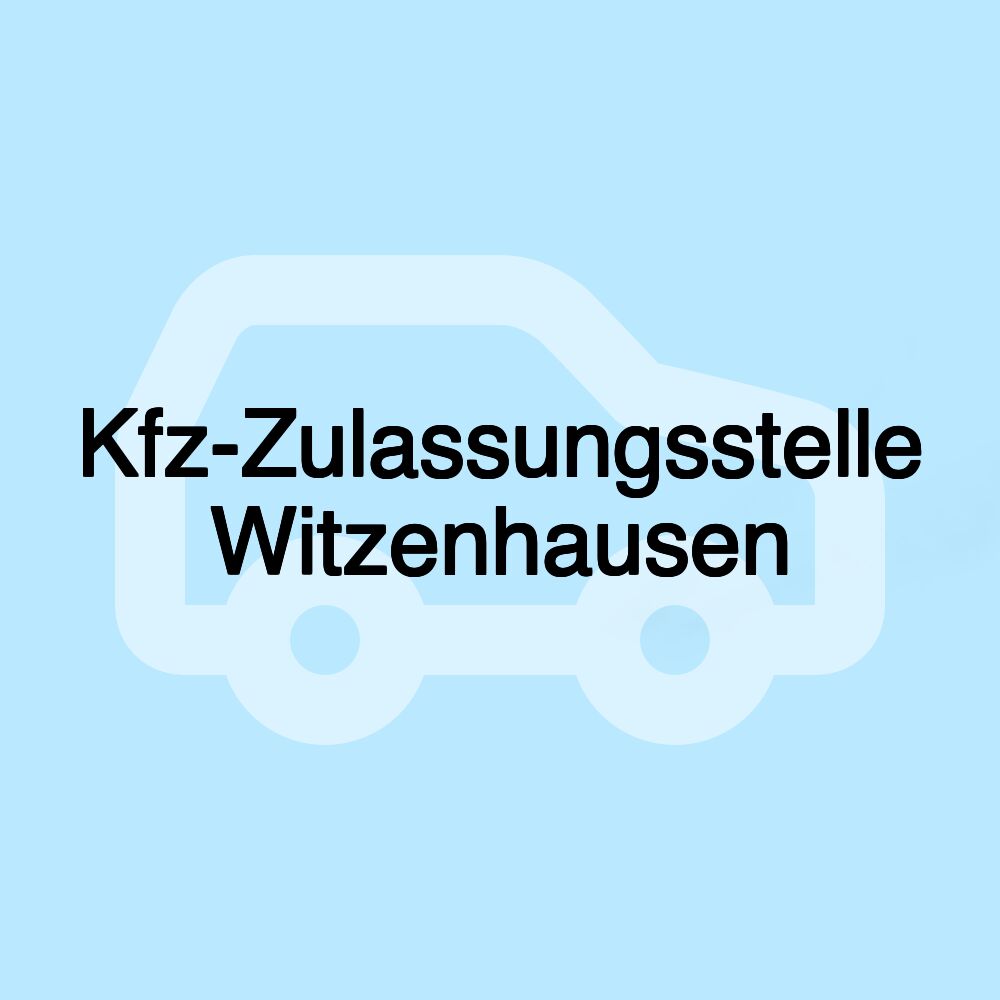 Kfz-Zulassungsstelle Witzenhausen