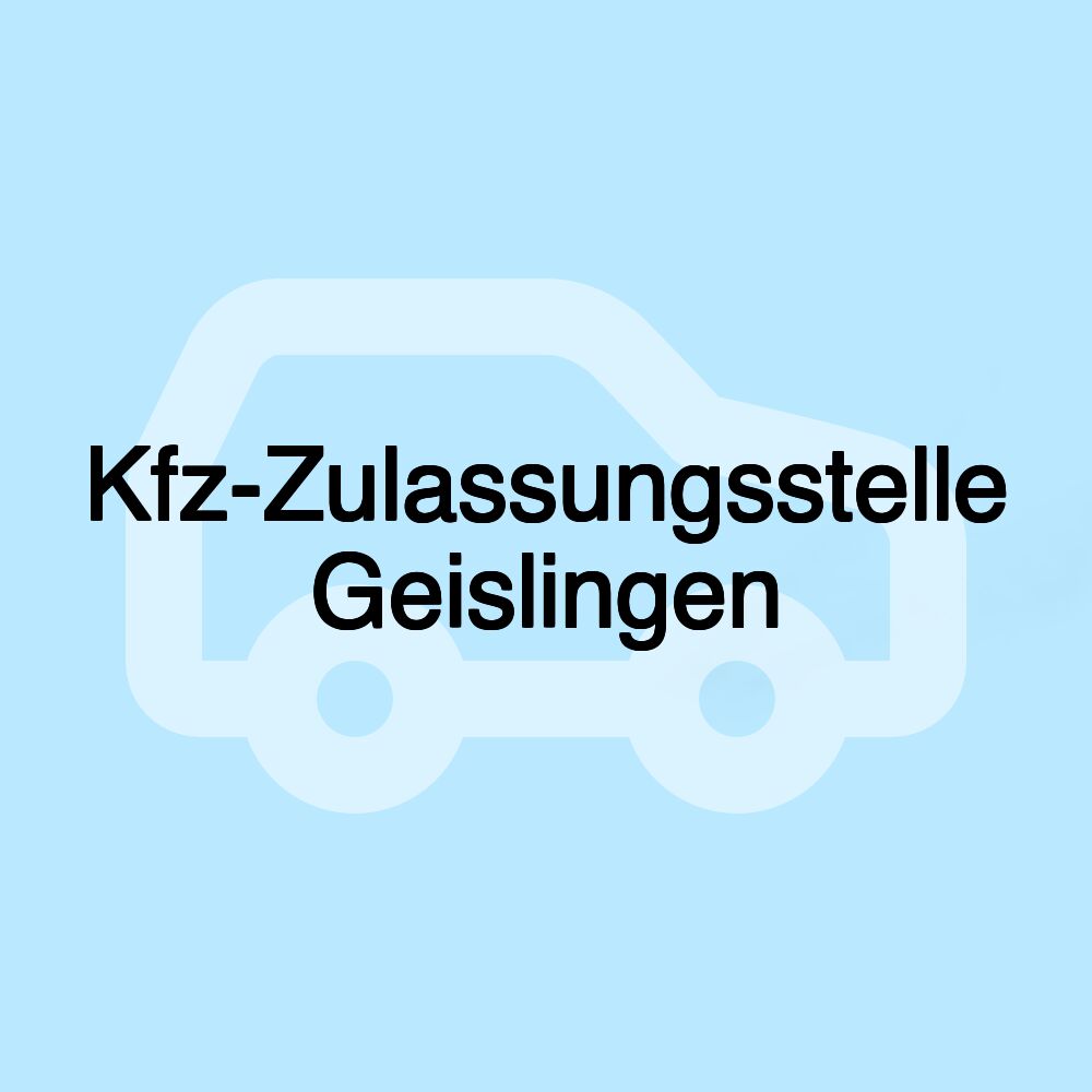 Kfz-Zulassungsstelle Geislingen