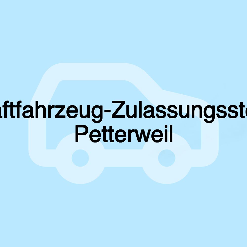 Kraftfahrzeug-Zulassungsstelle Petterweil