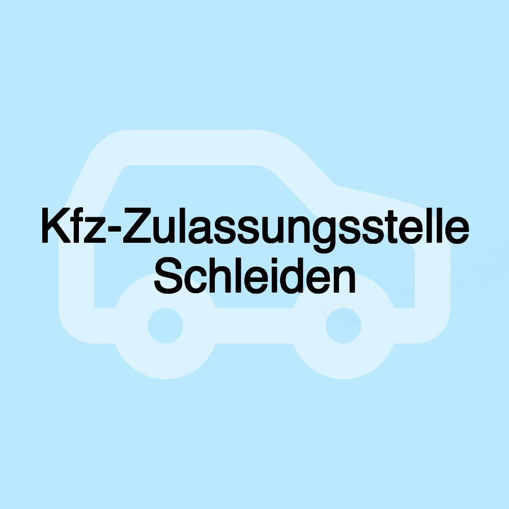 Kfz-Zulassungsstelle Schleiden