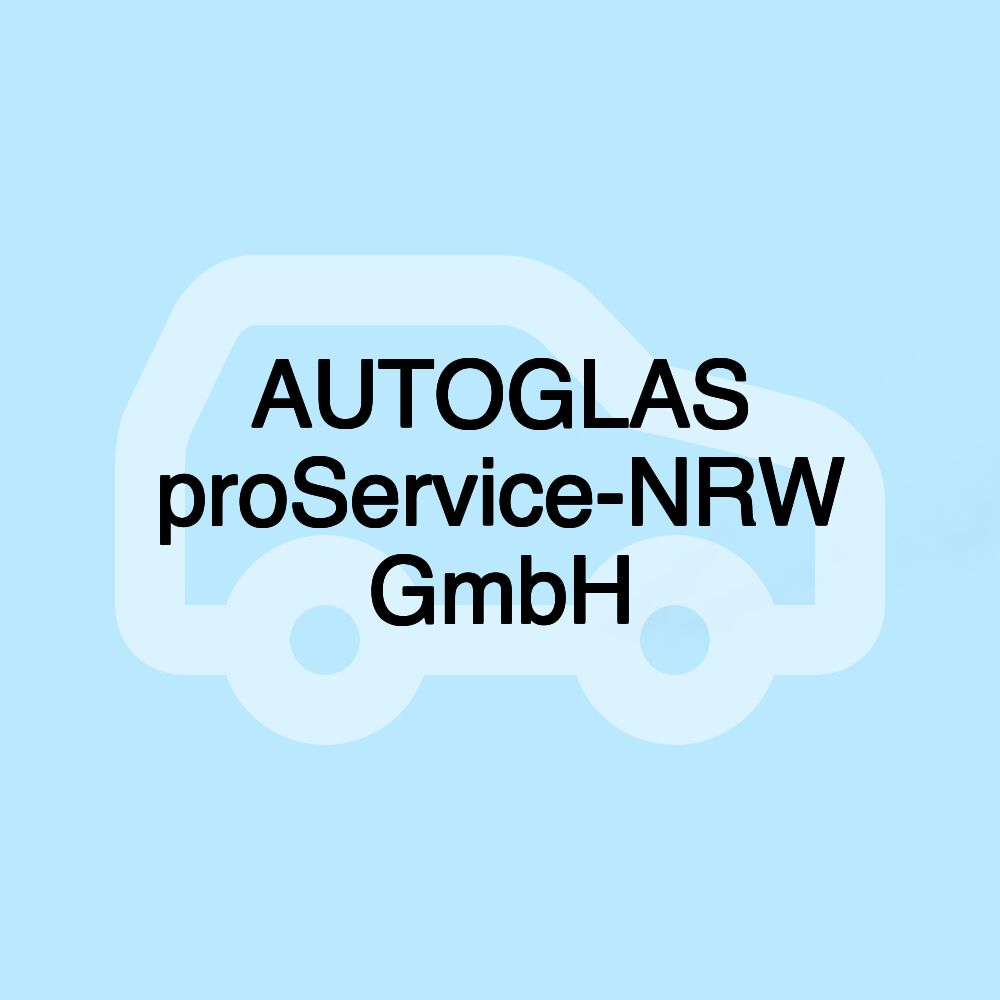 AUTOGLAS proService-NRW GmbH