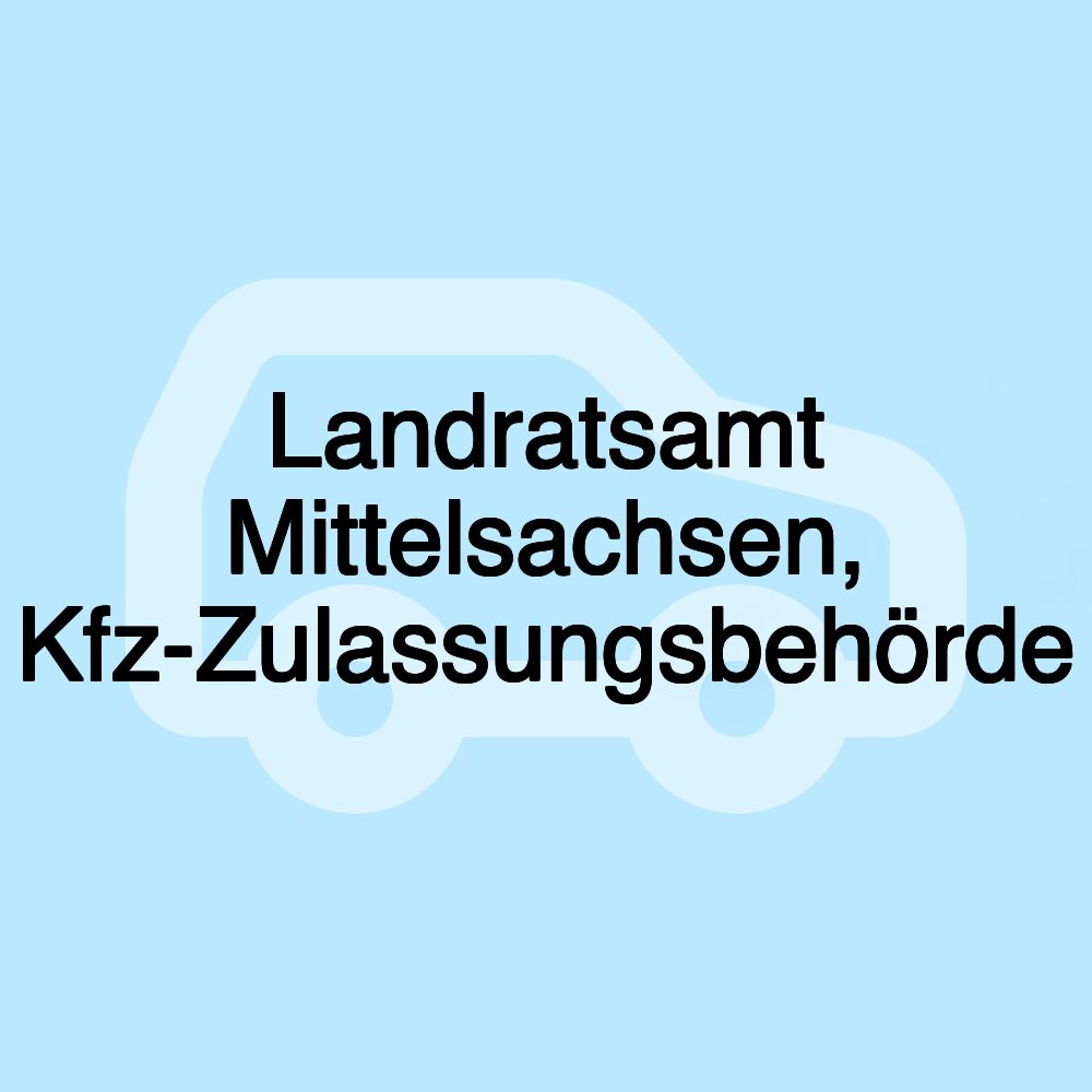 Landratsamt Mittelsachsen, Kfz-Zulassungsbehörde