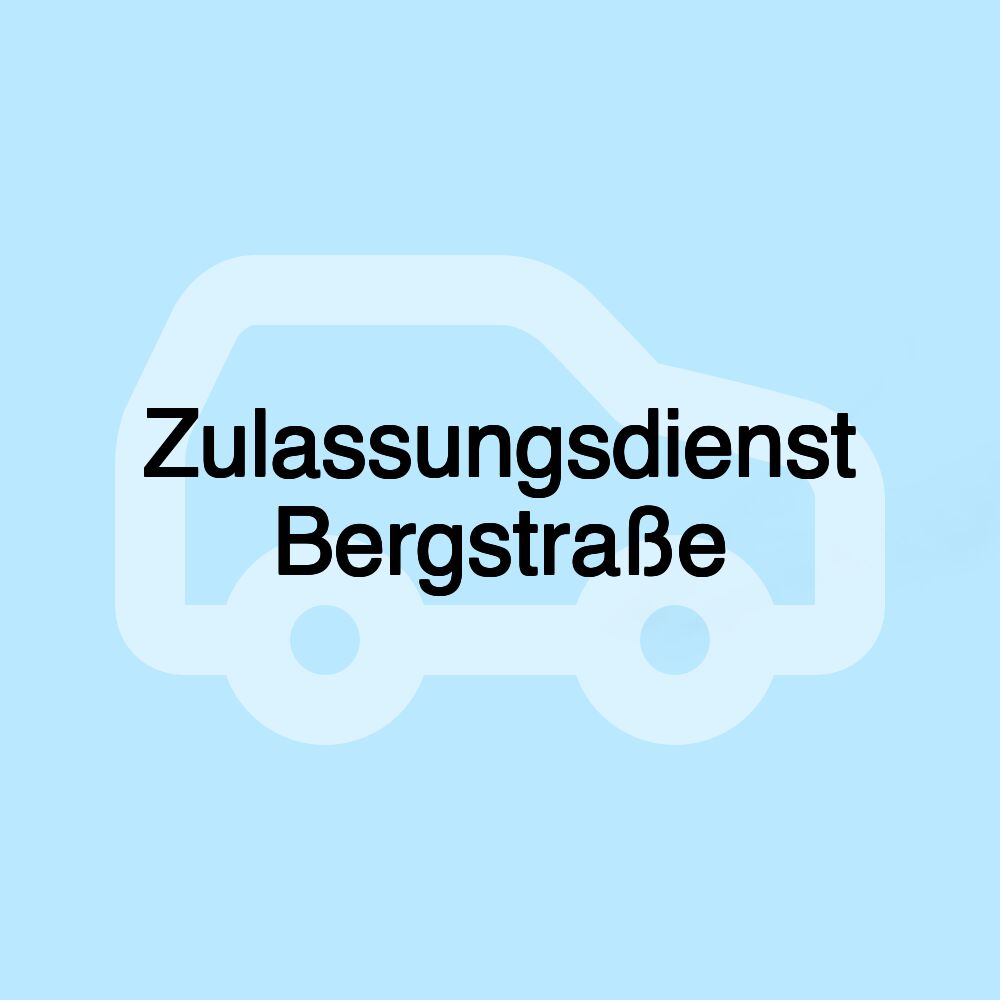 Zulassungsdienst Bergstraße