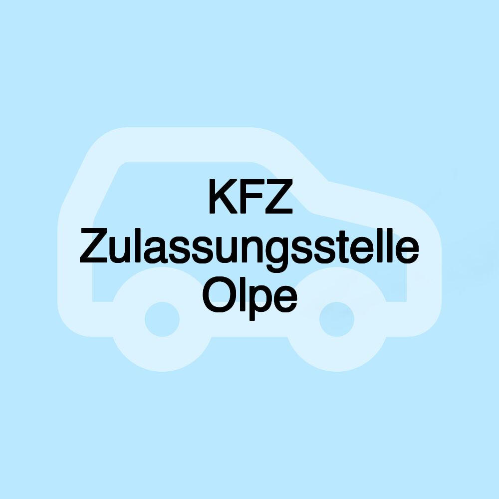 KFZ Zulassungsstelle Olpe