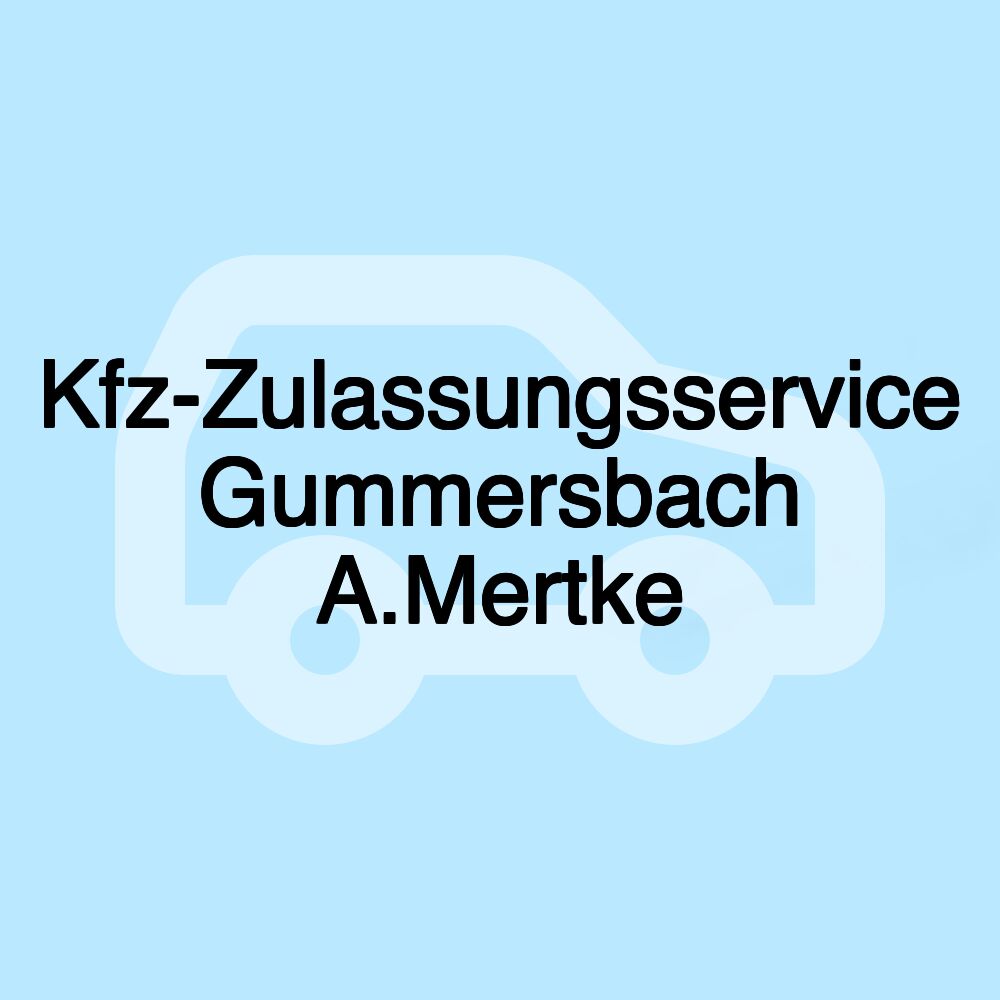 Kfz-Zulassungsservice Gummersbach A.Mertke