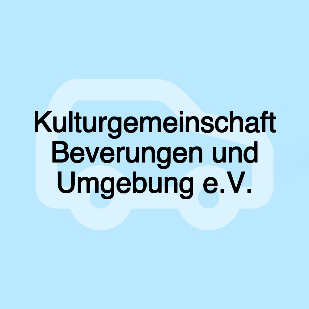 Kulturgemeinschaft Beverungen und Umgebung e.V.