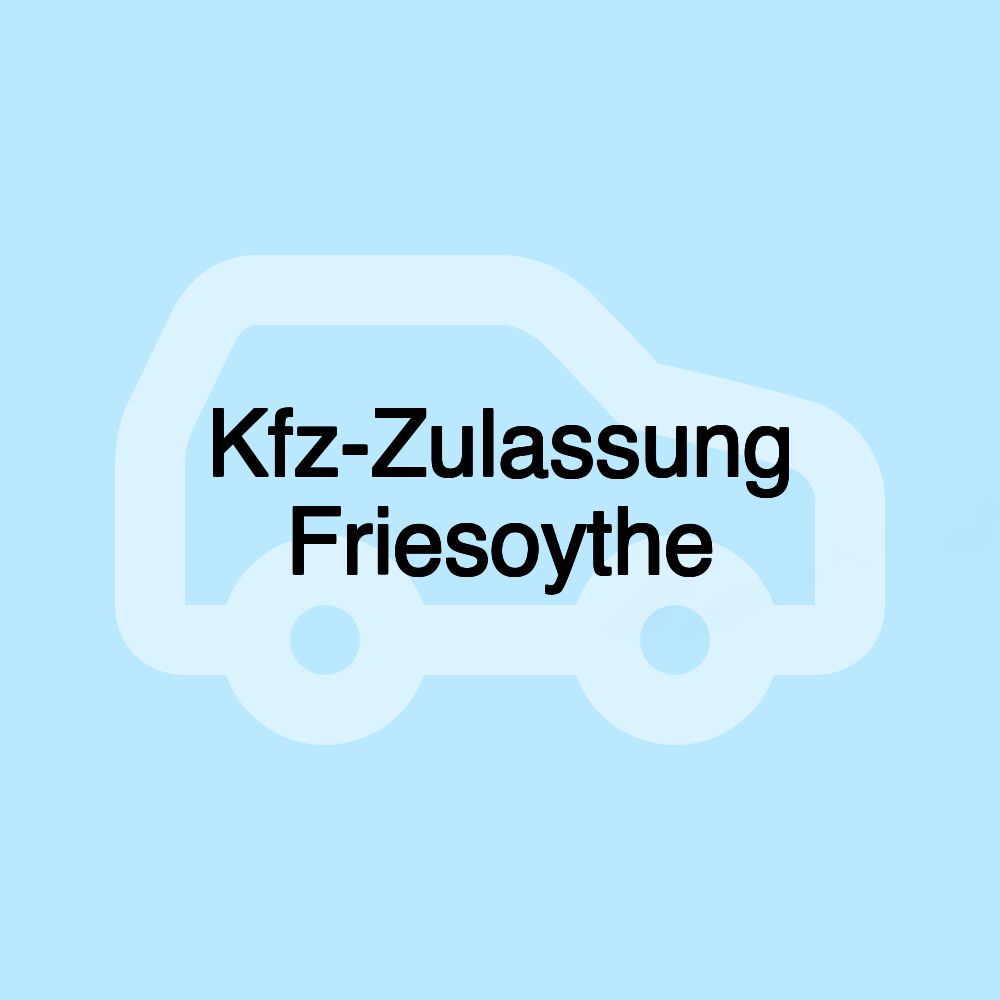 Kfz-Zulassung Friesoythe