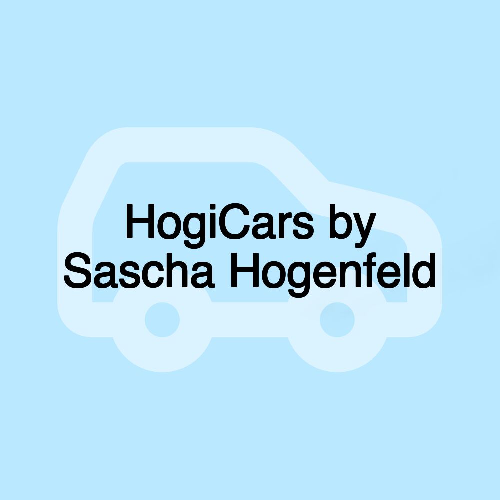 HogiCars by Sascha Hogenfeld