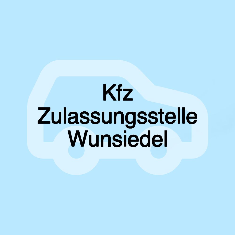 Kfz Zulassungsstelle Wunsiedel