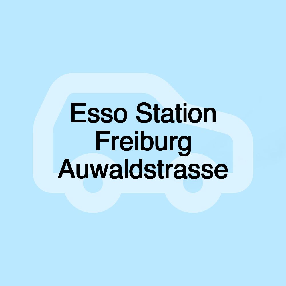 Esso Station Freiburg Auwaldstrasse