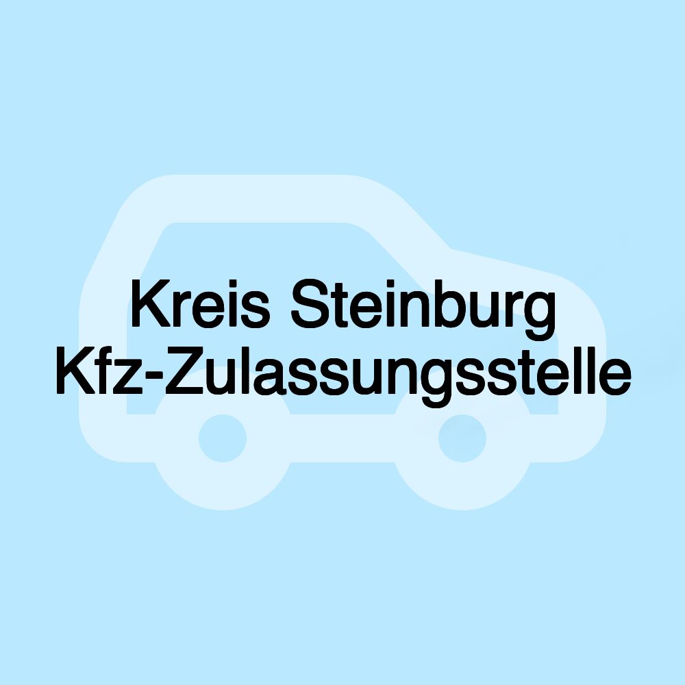 Kreis Steinburg Kfz-Zulassungsstelle