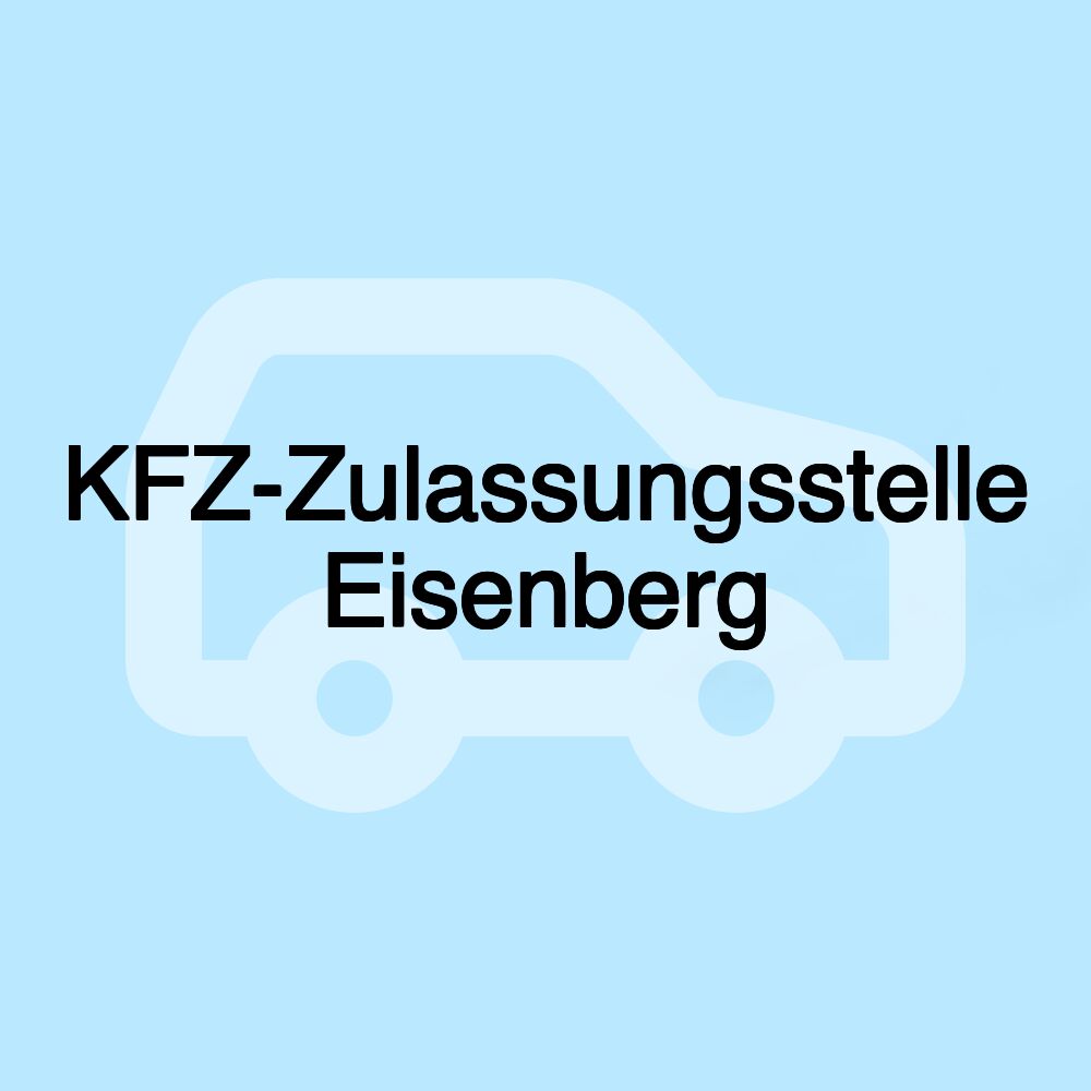 KFZ-Zulassungsstelle Eisenberg