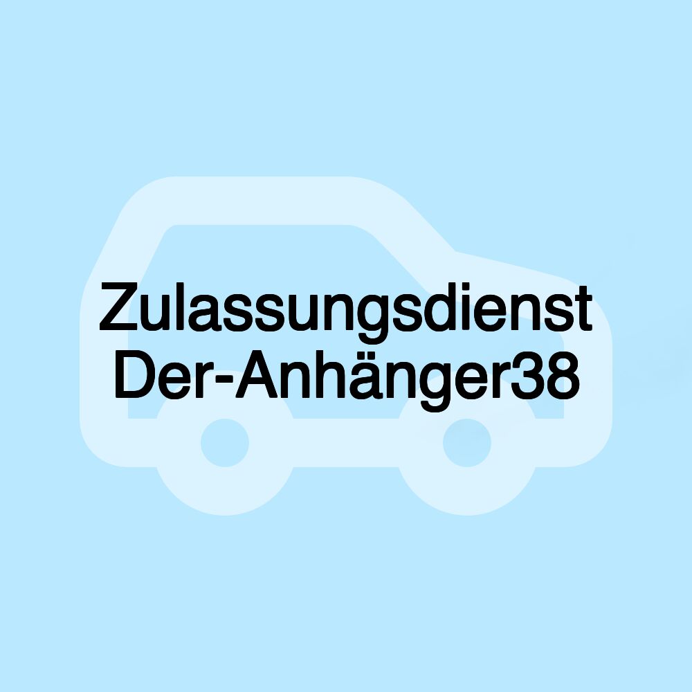 Zulassungsdienst Der-Anhänger38