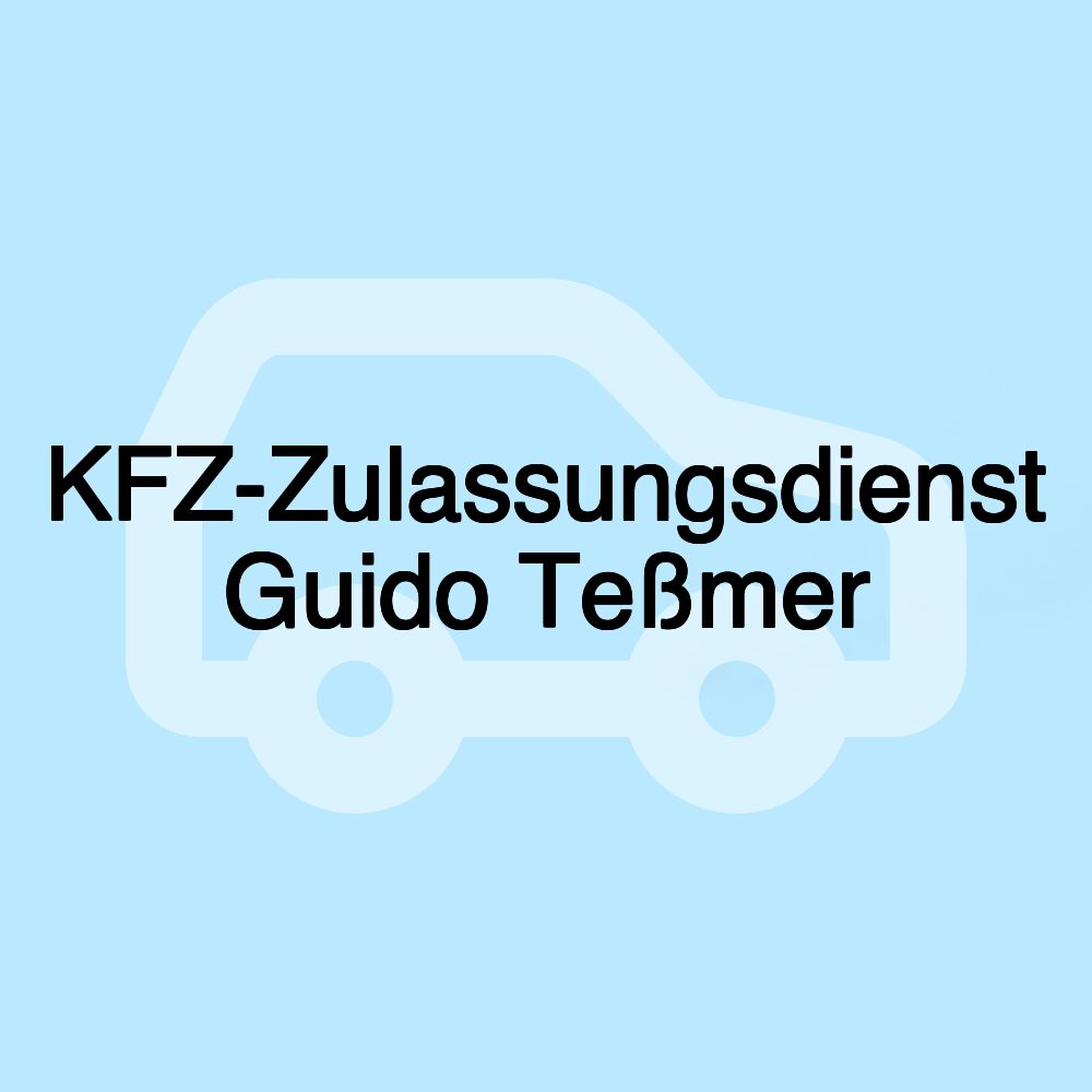 KFZ-Zulassungsdienst Guido Teßmer