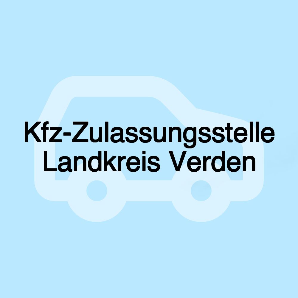 Kfz-Zulassungsstelle Landkreis Verden