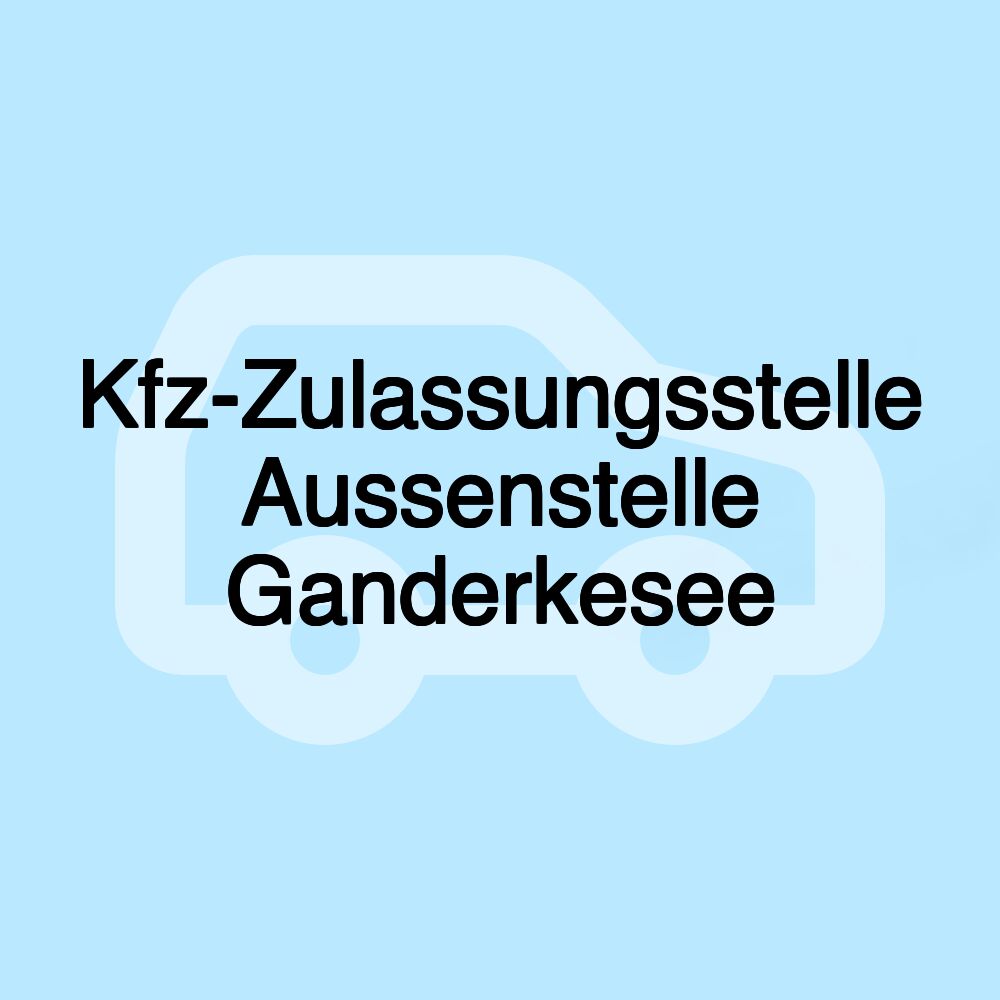 Kfz-Zulassungsstelle Aussenstelle Ganderkesee