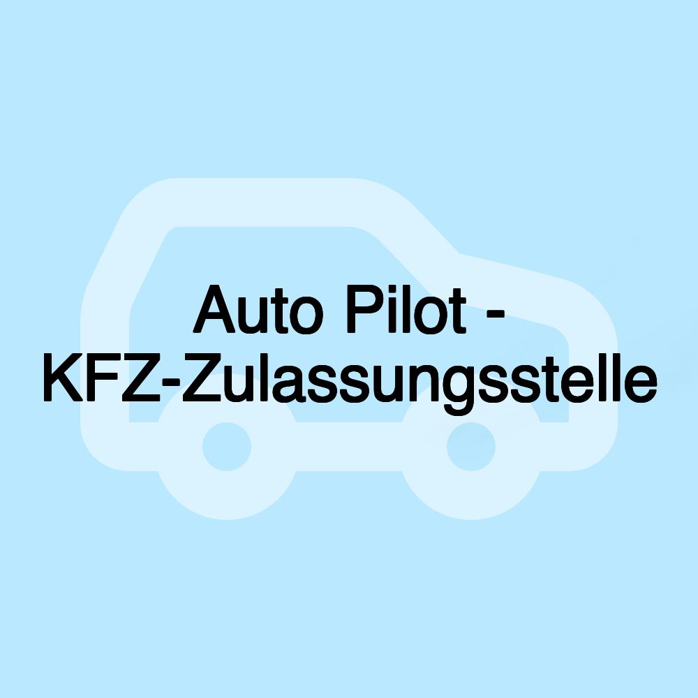 Auto Pilot - KFZ-Zulassungsstelle