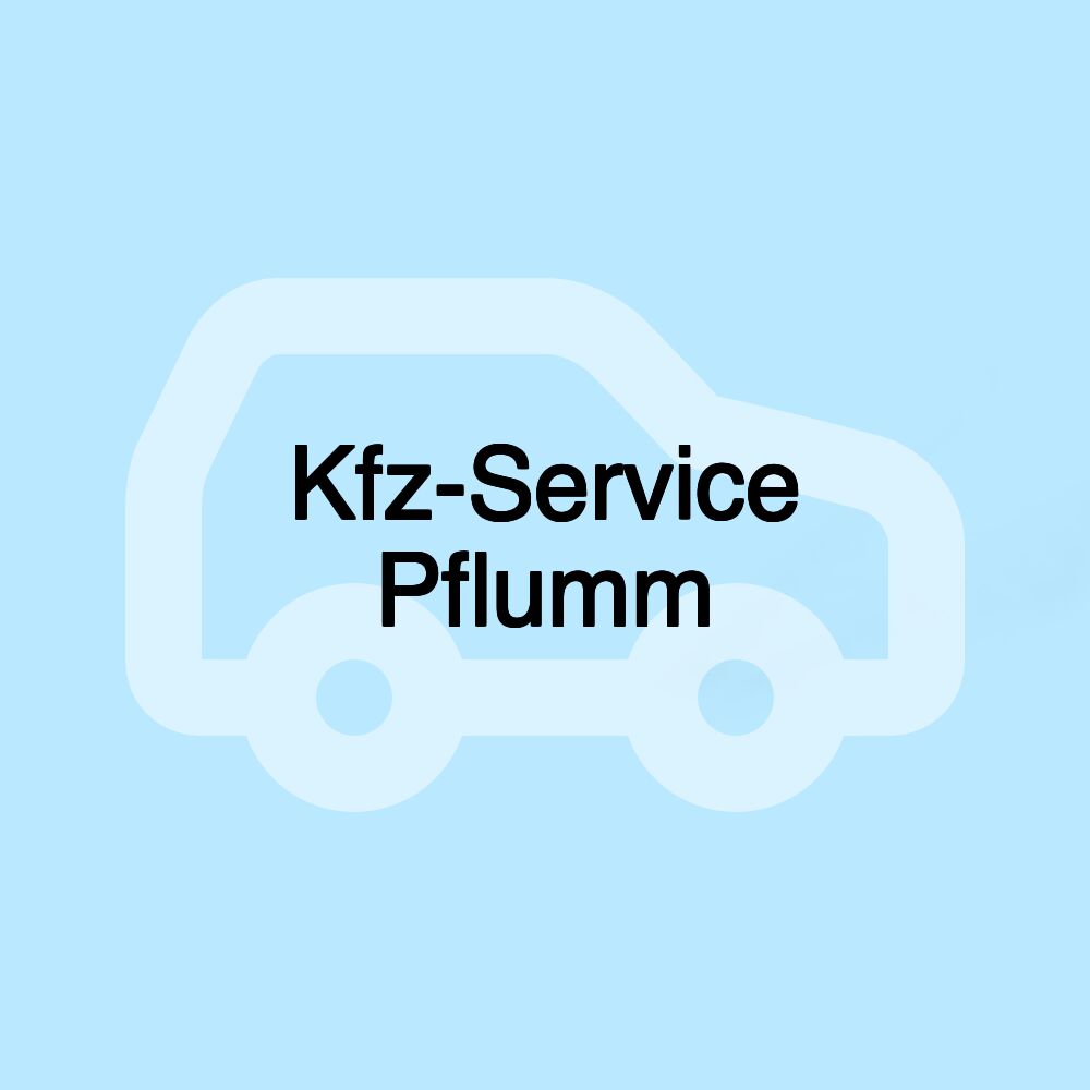 Kfz-Service Pflumm