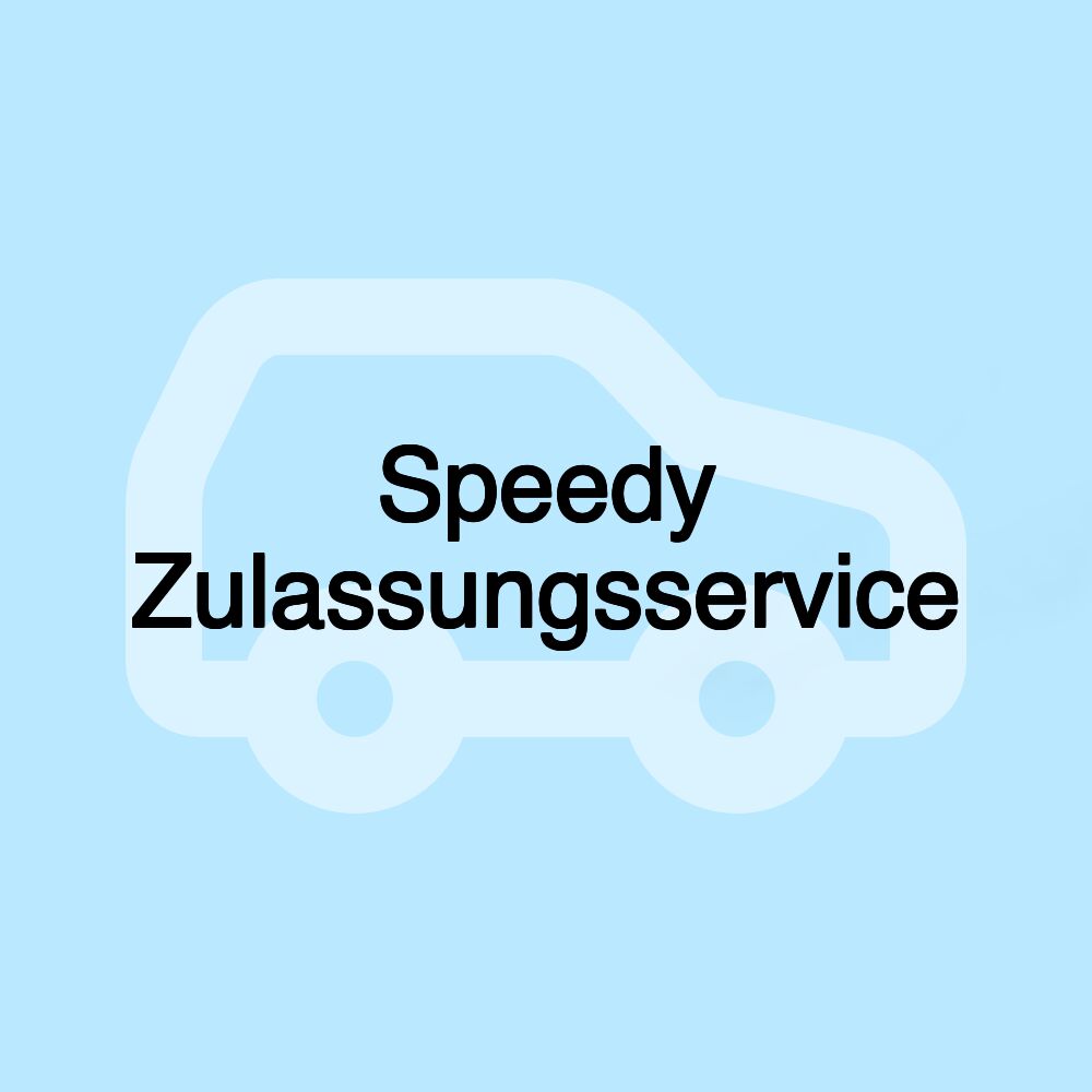 Speedy Zulassungsservice