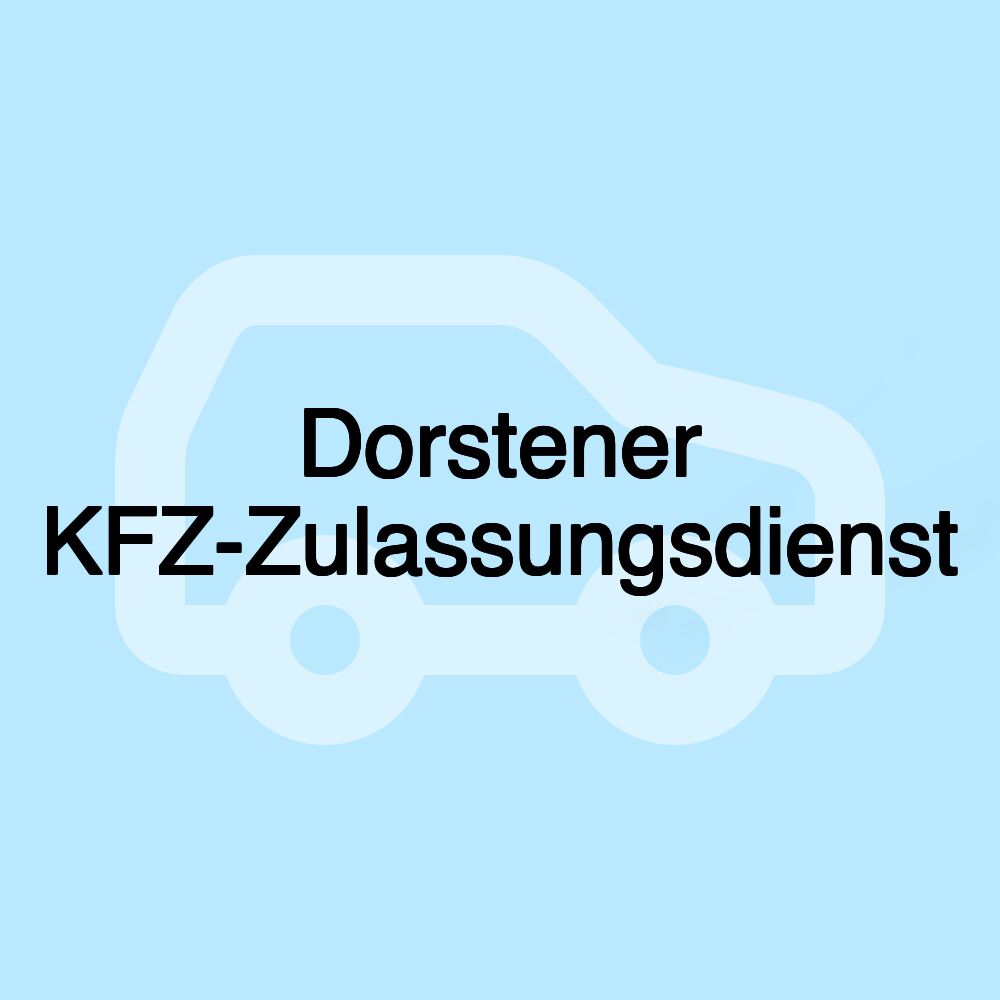 Dorstener KFZ-Zulassungsdienst