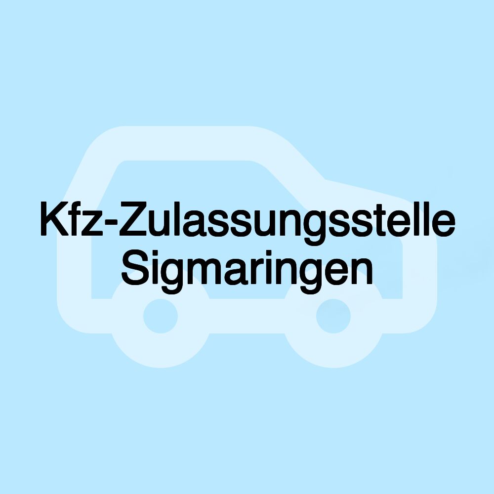 Kfz-Zulassungsstelle Sigmaringen