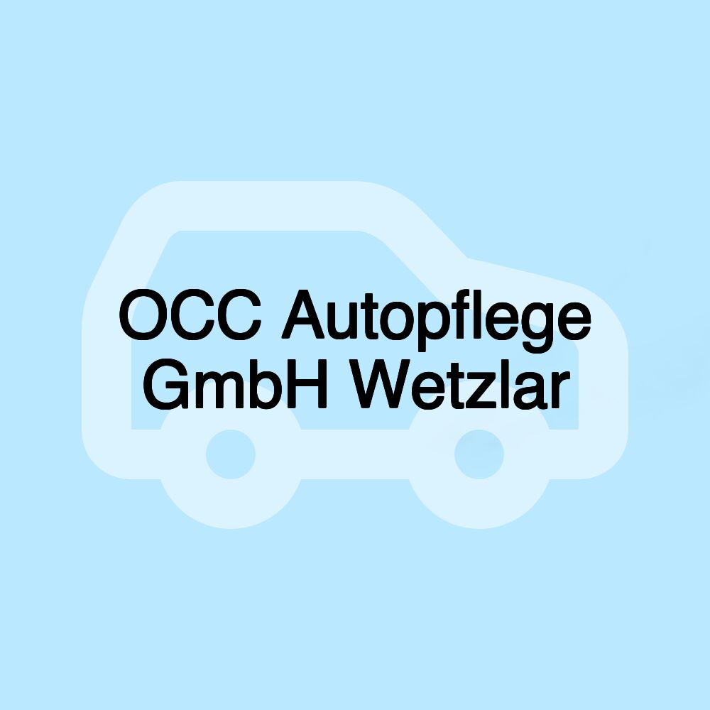 OCC Autopflege GmbH Wetzlar