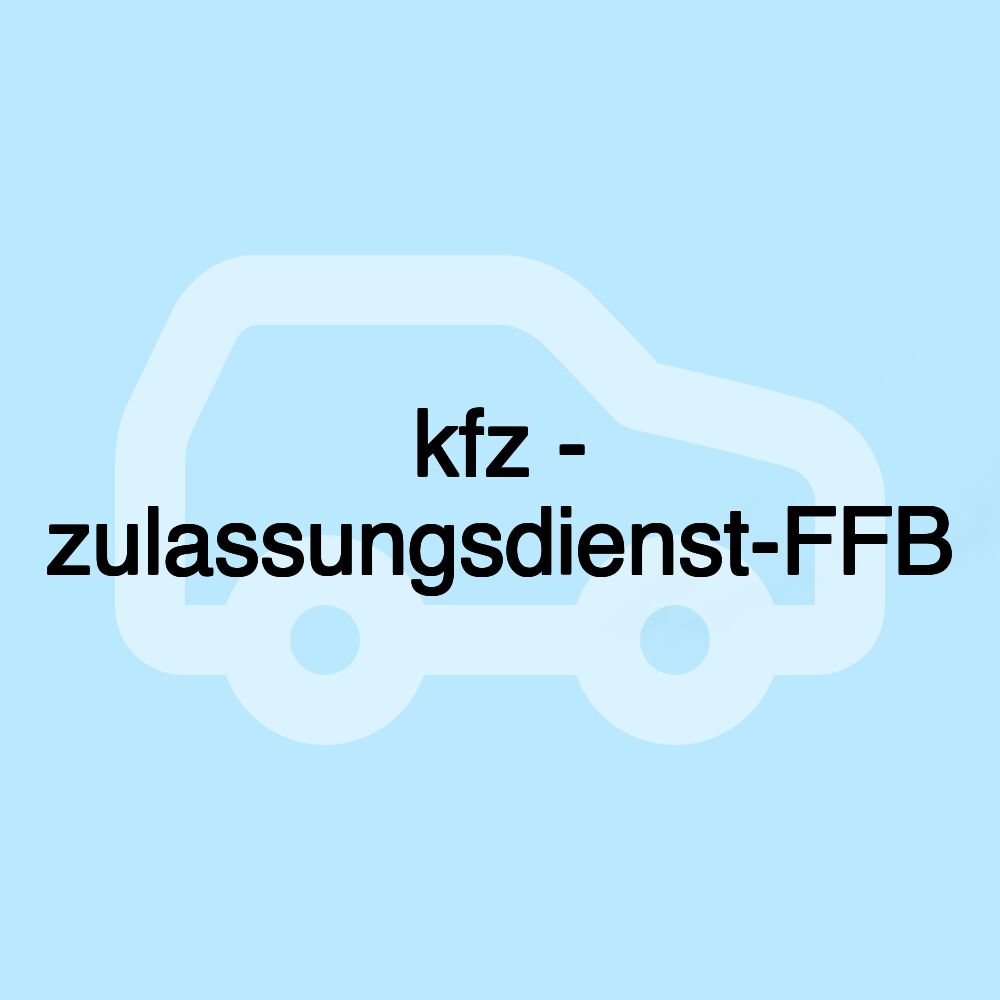 kfz - zulassungsdienst-FFB