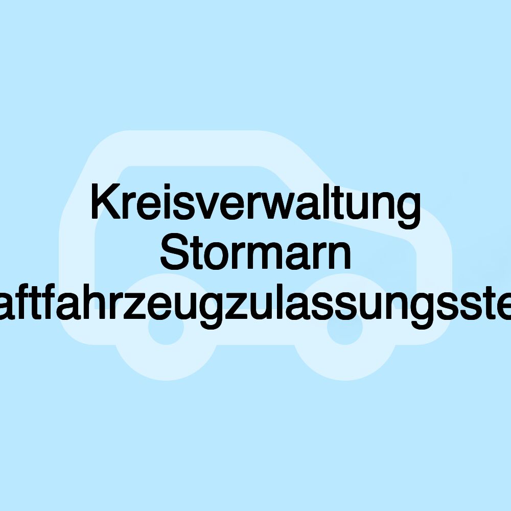 Kreisverwaltung Stormarn Kraftfahrzeugzulassungsstelle