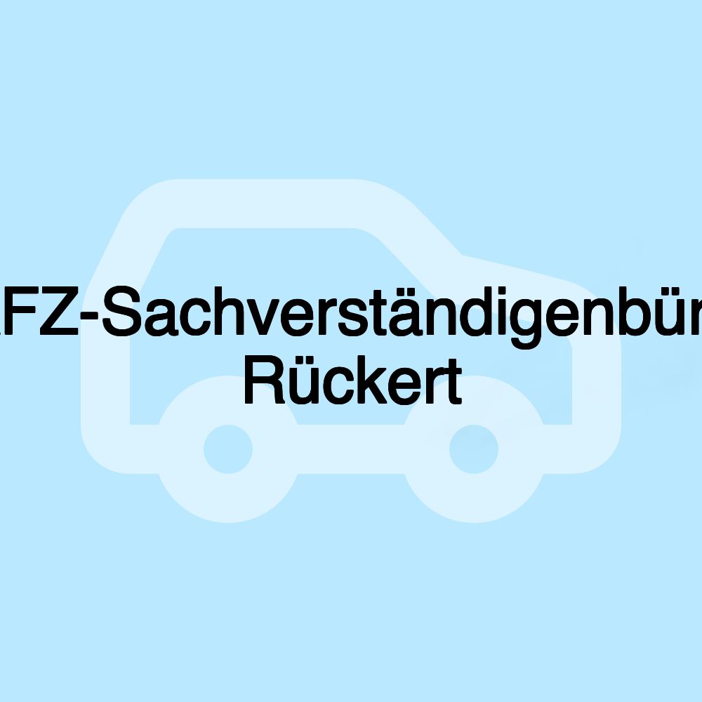 KFZ-Sachverständigenbüro Rückert