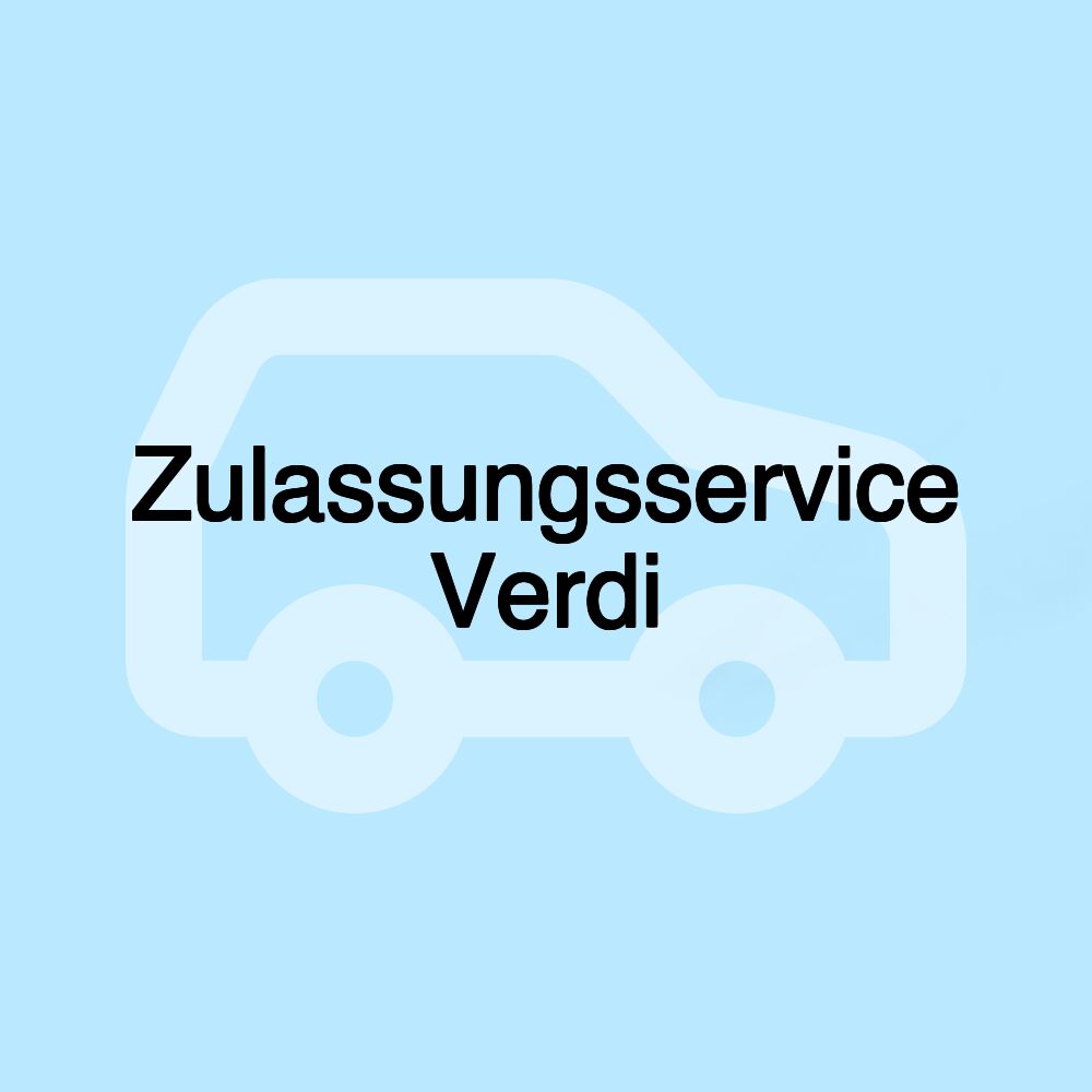 Zulassungsservice Verdi