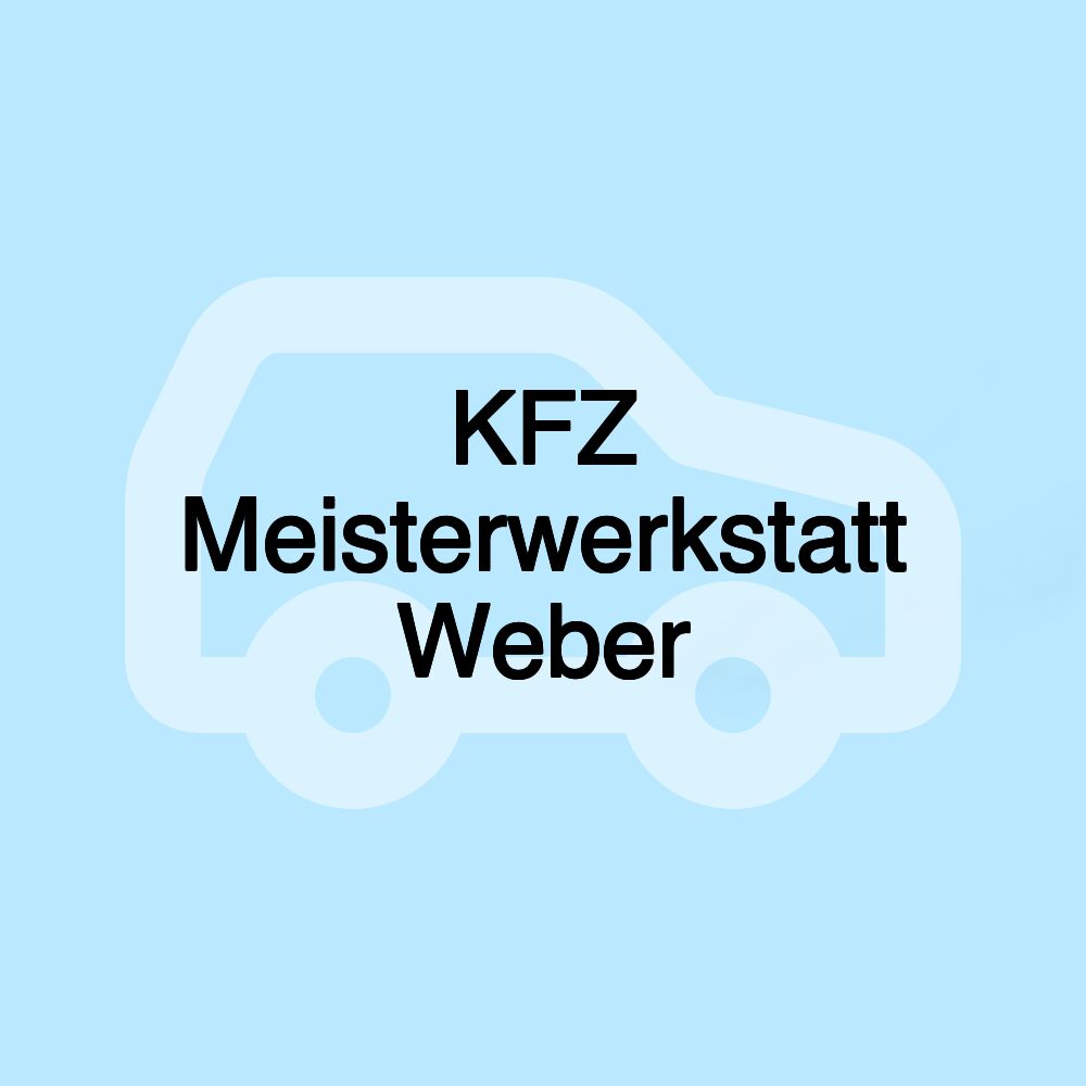 KFZ Meisterwerkstatt Weber