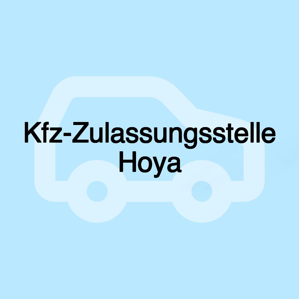 Kfz-Zulassungsstelle Hoya