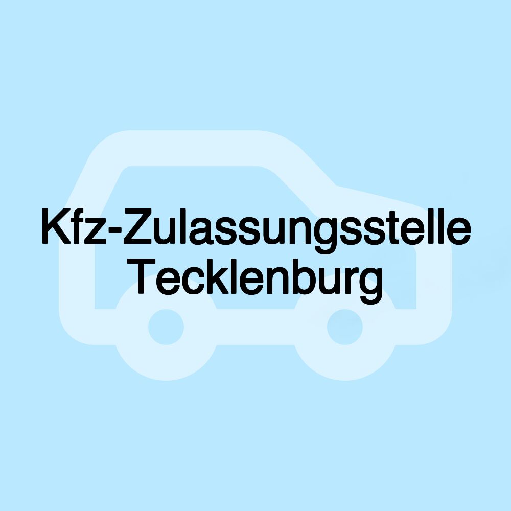 Kfz-Zulassungsstelle Tecklenburg