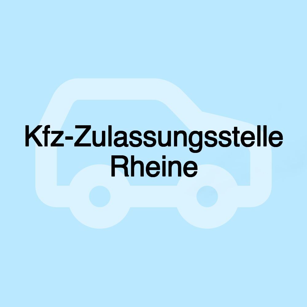 Kfz-Zulassungsstelle Rheine