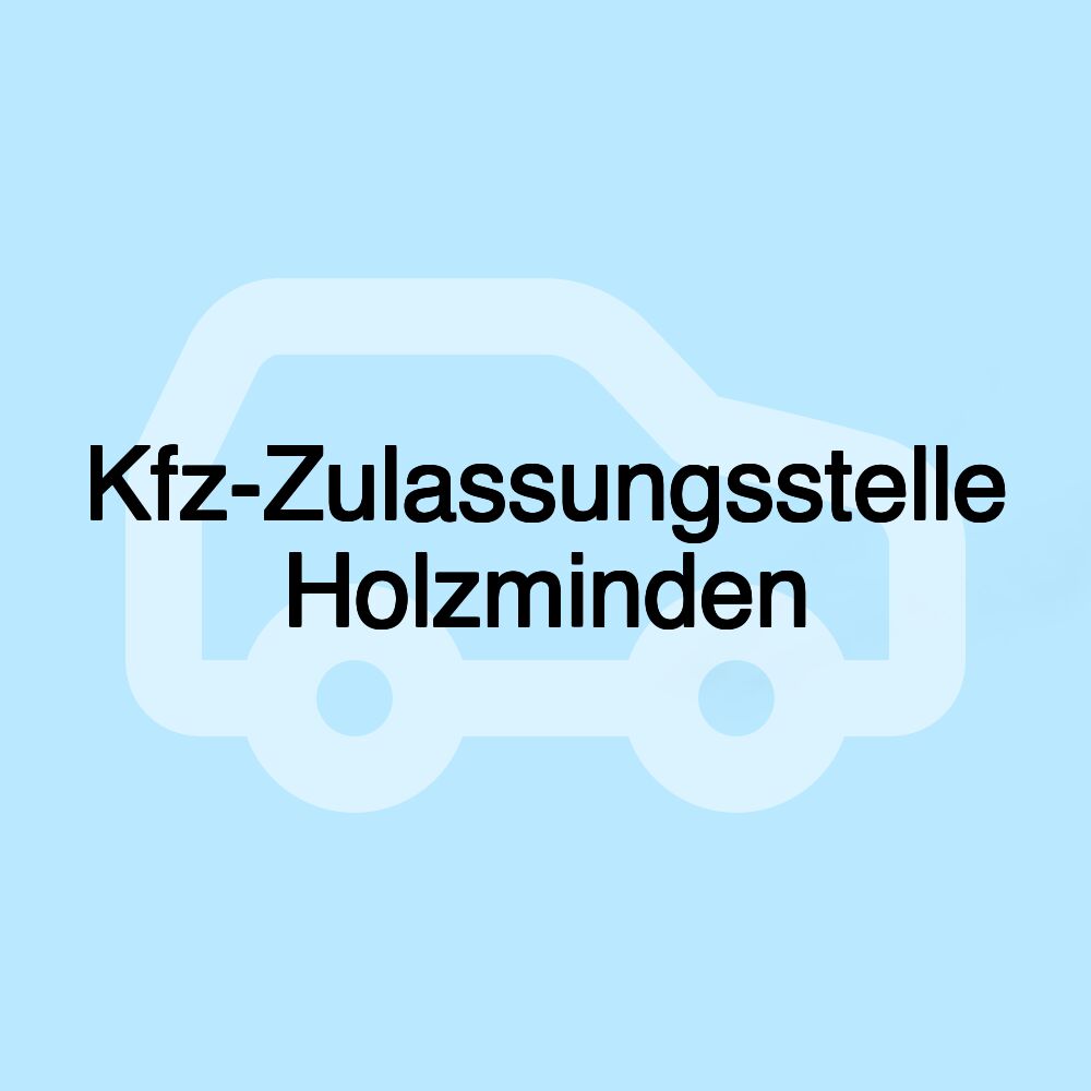 Kfz-Zulassungsstelle Holzminden