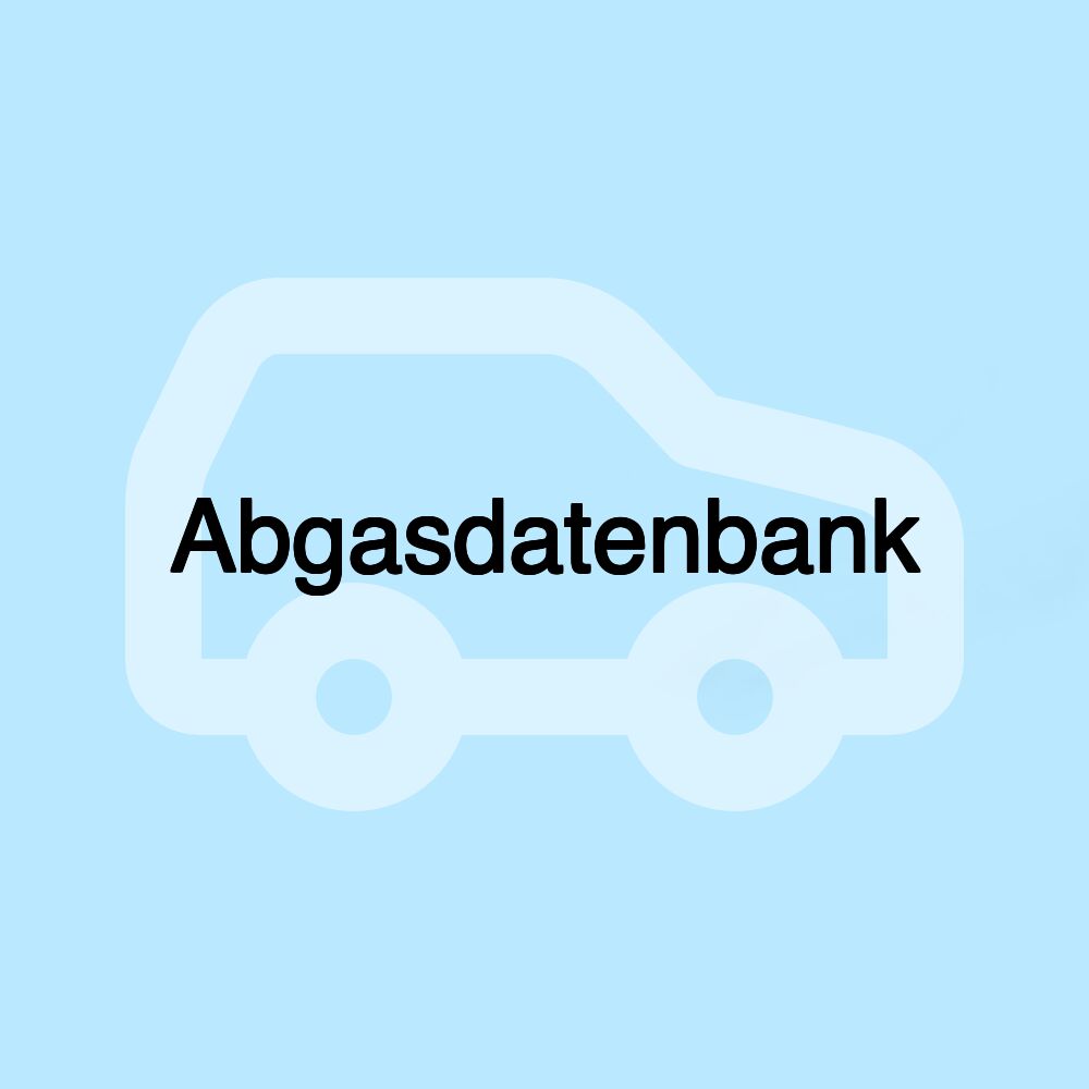 Abgasdatenbank