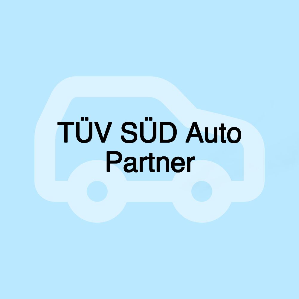 TÜV SÜD Auto Partner